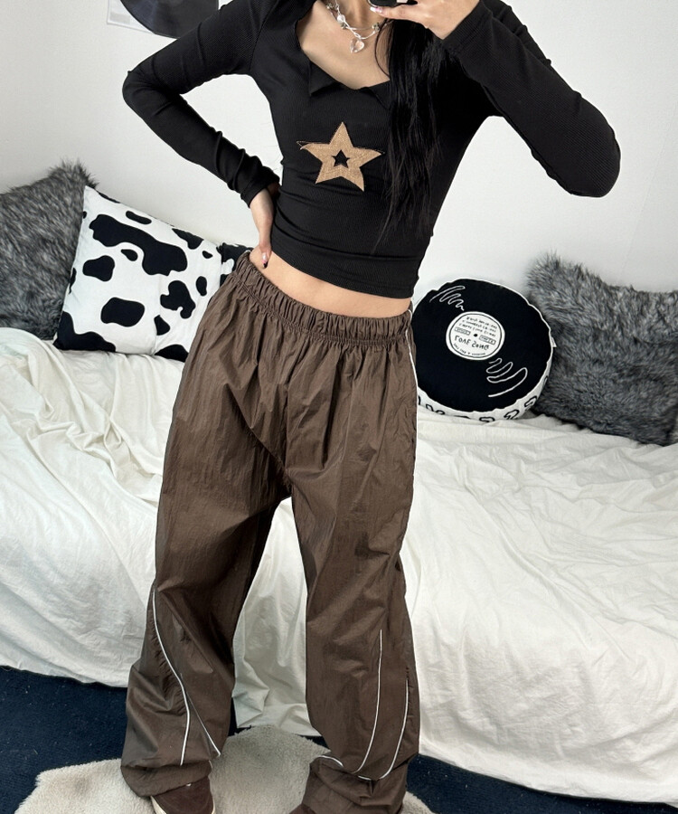 999HUMANITY DIVISION TROUSER ナイロンパンツ 韓国系 999HUMANITY DIVISION TROUSER ナイロンパンツ 韓国系 - メルカリ
