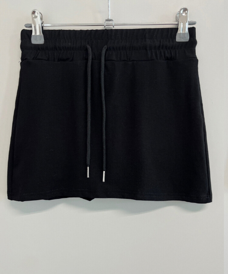 SET]2WAY半袖フードジップアップ+ミニスカート｜トレーニング