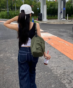 バッグ 2WAYナイロンポケットショルダークロスバッグ KHAKI