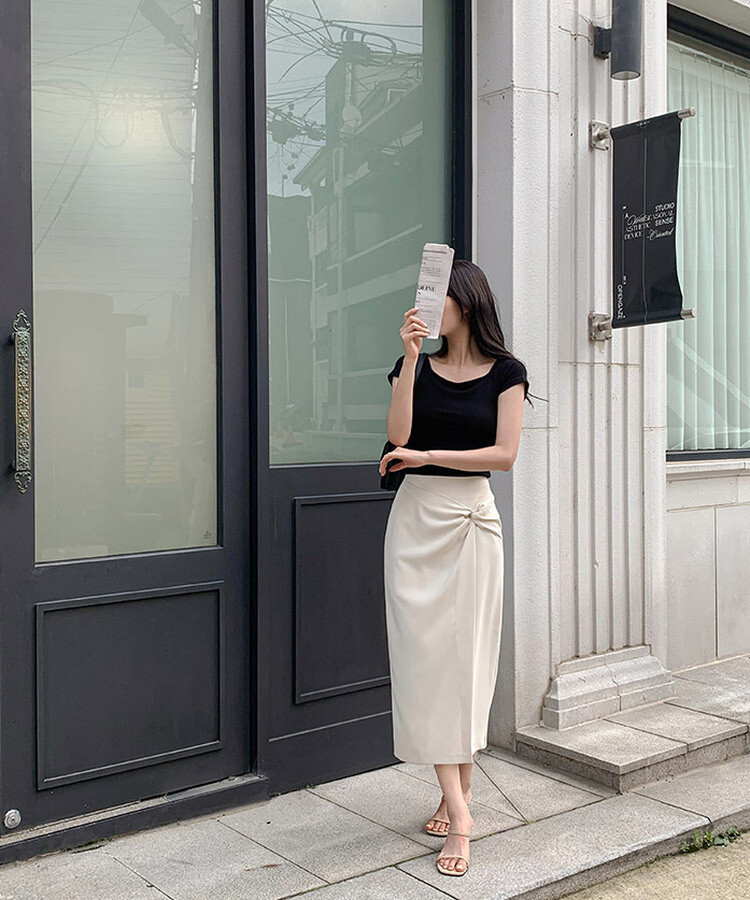 タイトロングスカート｜ミディ/ロングスカート｜韓国ファッション通販 SONA