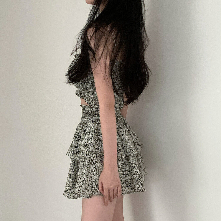 [SET購入可能]キャミソール＋ティアードスカート アイボリー