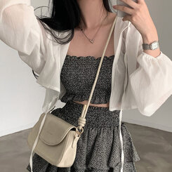 [SET購入可能]キャミソール＋ティアードスカート ブラック