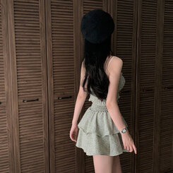 [SET購入可能]キャミソール＋ティアードスカート アイボリー