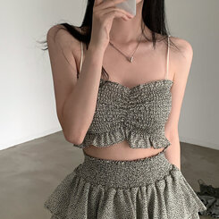 [SET購入可能]キャミソール＋ティアードスカート アイボリー