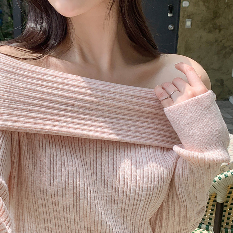 Paloma wool オフショルダー ダークブラウンニットトップス Paloma wool オフショルダー ダークブラウンニットトップス