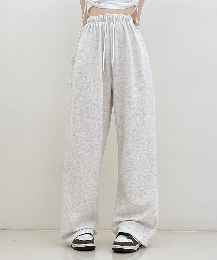 하입보이밴딩와이드롱팬츠4계절팬츠 오트밀