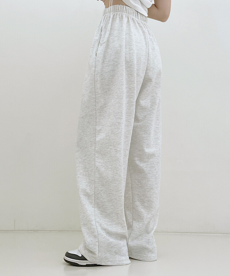 하입보이밴딩와이드롱팬츠4계절팬츠 오트밀