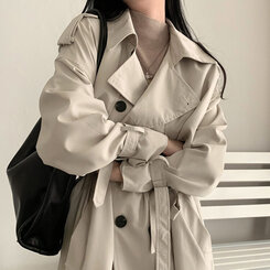 ニット ハーフネックパフ半袖ニット LIGHT BEIGE
