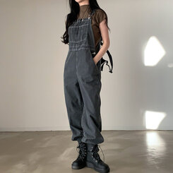 ニット ハーフネックパフ半袖ニット BROWN
