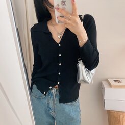 ジュエリー ハートチェーンネックレス シルバー