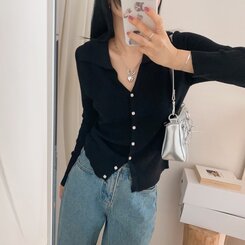 ジュエリー ハートチェーンネックレス シルバー