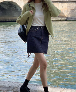 MADISONSBLUE デニムミニスカート 00 5POCKET DENIM MINI SKIRT（VW) | SKIRT | MADISONBLUE