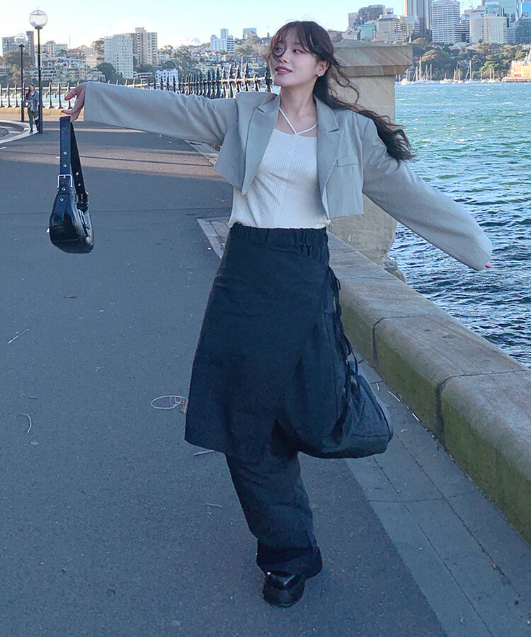 クロップボレロジャケット｜ジャケット｜韓国ファッション通販 SONA