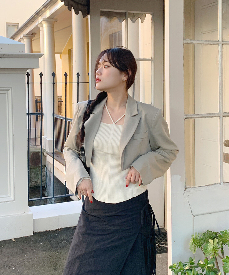 クロップボレロジャケット｜ジャケット｜韓国ファッション通販 SONA