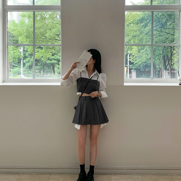 【yun.i様】LVEU. チェーンミニスカート+ ベストビスチェ yun.i様】LVEU. チェーンミニスカート+ ベストビスチェ