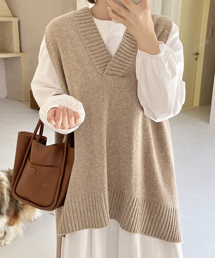 W.&L.T kiss the future ニットベスト W.&L.T kiss the future ニットベスト - メルカリ