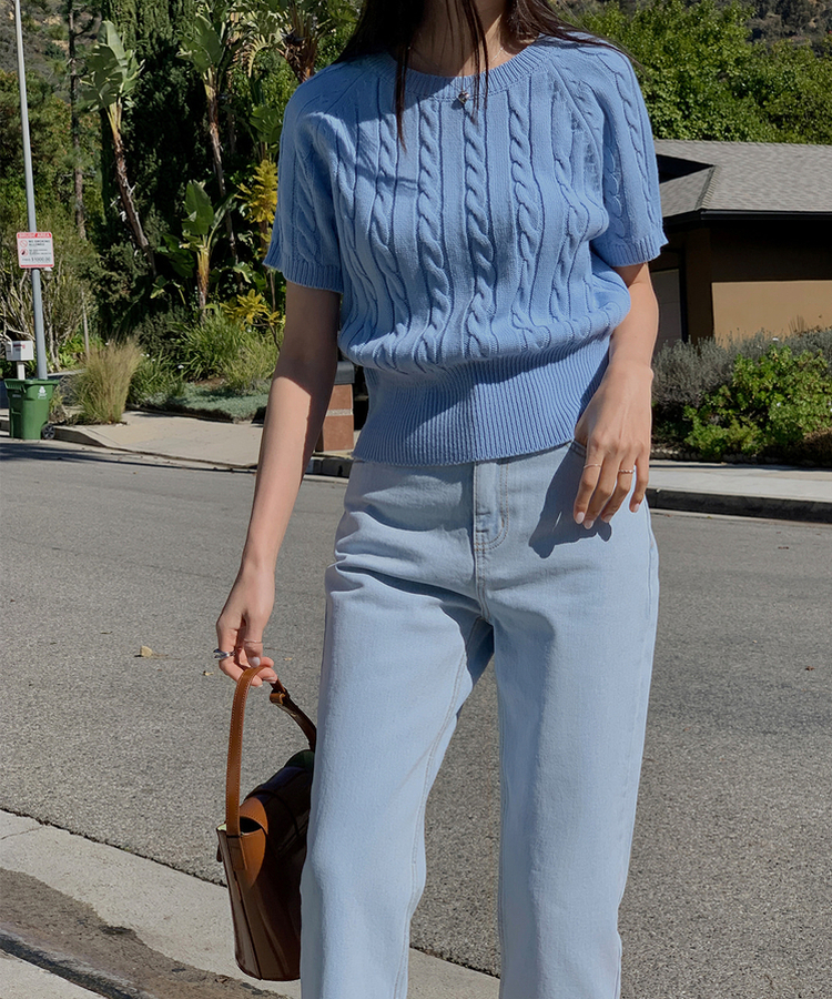 テーパードストレートフィットデニム ICE