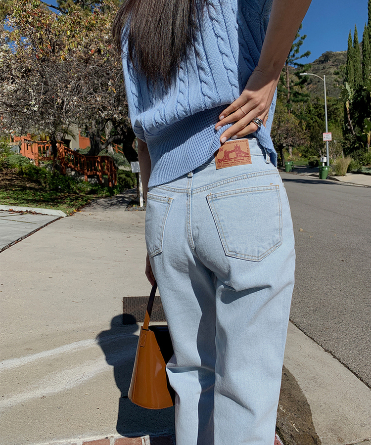 テーパードストレートフィットデニム ICE