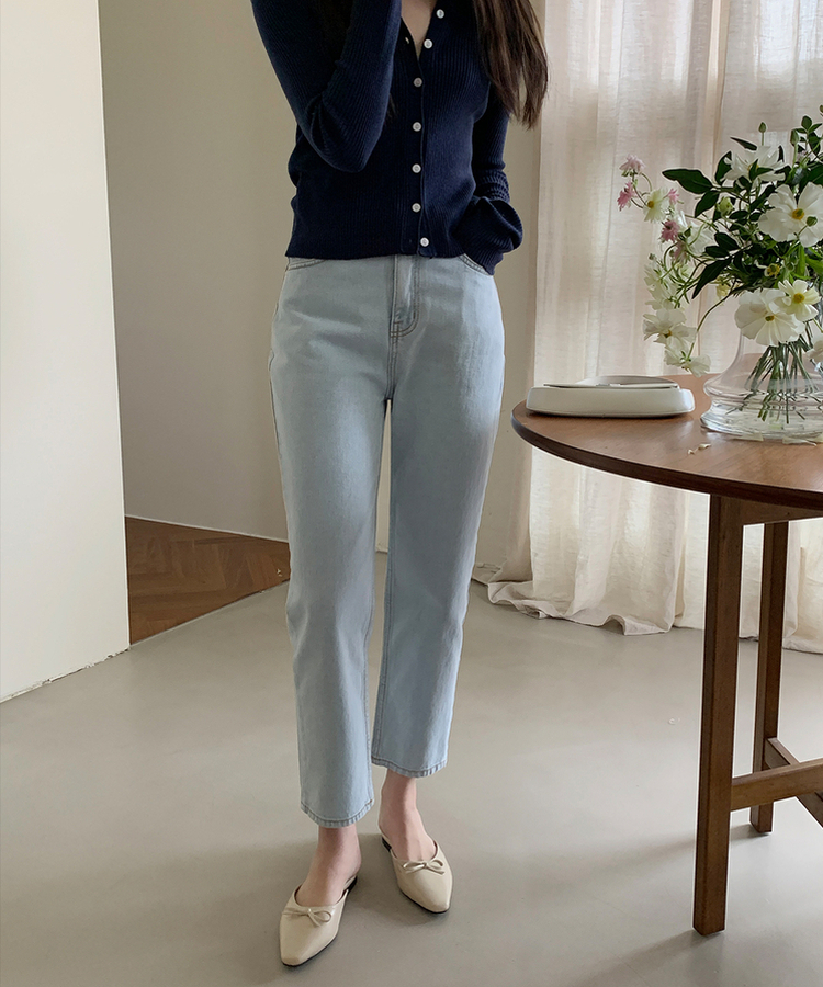 テーパードストレートフィットデニム ICE