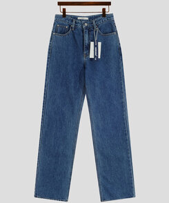 ストレートセミワイドデニム