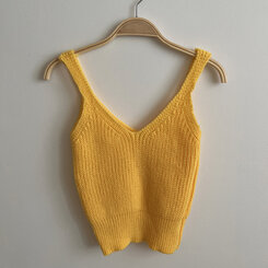 【SET】クロップキャミソール ストライプカーディガン