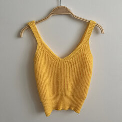 【SET】クロップキャミソール ストライプカーディガン