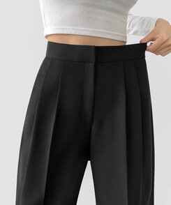 2XL스판 깔끔하게 어디든 일자 와이드핏 슬랙스팬츠 카키