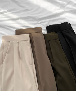 2XL스판 깔끔하게 어디든 일자 와이드핏 슬랙스팬츠