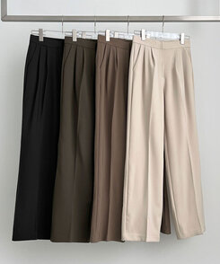 2XL스판 깔끔하게 어디든 일자 와이드핏 슬랙스팬츠