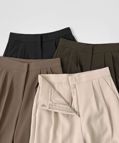 2XL스판 깔끔하게 어디든 일자 와이드핏 슬랙스팬츠