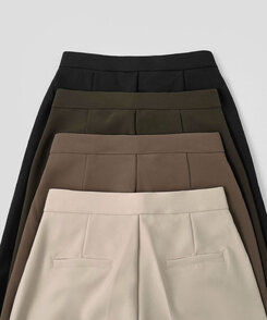 2XL스판 깔끔하게 어디든 일자 와이드핏 슬랙스팬츠