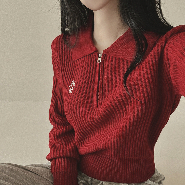 Pretty Greenボアカラージップアップボンバー10月30日までお値下げ中 JUNOAH｜ボアハーフジップショートプルオーバー | Rakuten Fashion