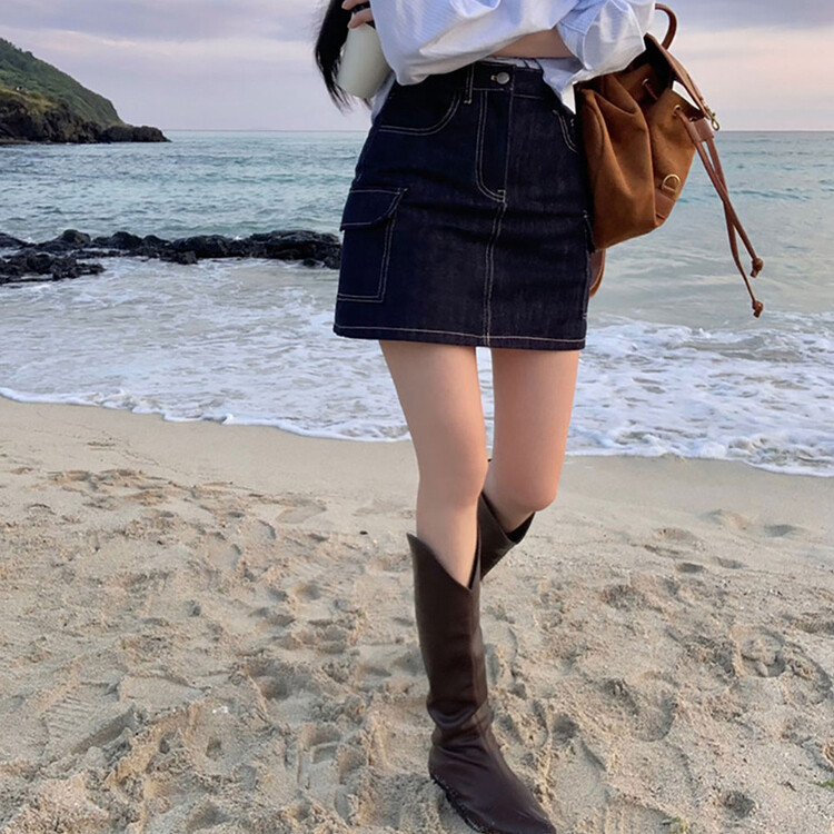 y2k デニムミニスカート d.i.a 平成ギャル egg系 インナーパンツ y2k