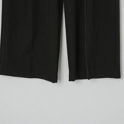 【SET】ロングピンタックワイドスラックス+ベルト