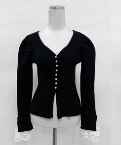 【美品】近年モデル　ヨーコチャン　パールボタン　カーディガン　黒 楽天市場】ヨーコチャン（カーディガン・ボレロ｜トップス