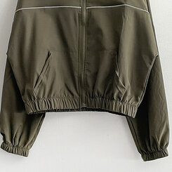 ワンラインカジュアルジップアップジャンパー