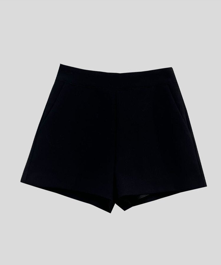 ハイウエストショートパンツスラックス