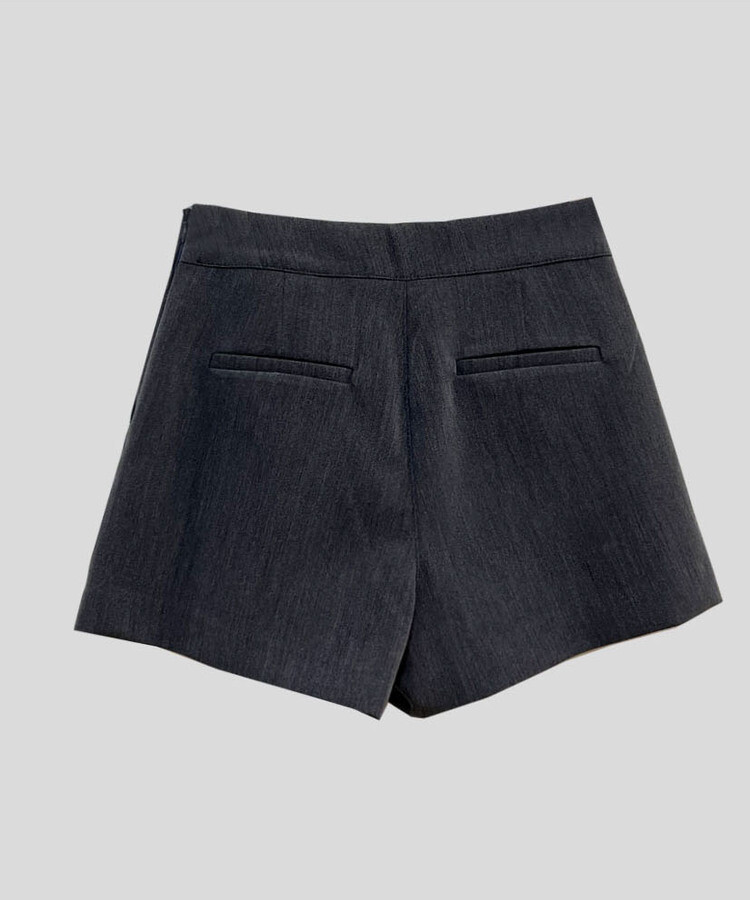 ハイウエストショートパンツスラックス