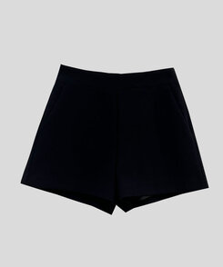 ハイウエストショートパンツスラックス