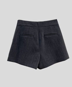 ハイウエストショートパンツスラックス