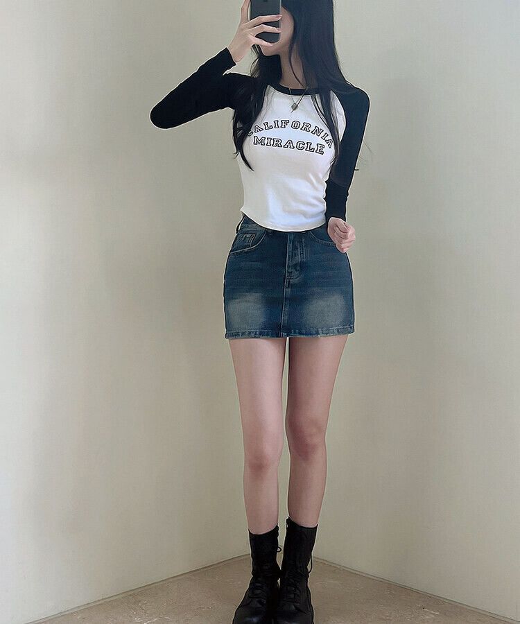 ISABEL MARANT ハイウエストテニムミニスカト 【関税込】 デニムミニスカート レースアップ 引き紐 ハイウエストミニスカ