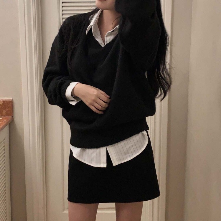 ☆新品 Mystrada 長袖前後Vニット＆FRAY I.Dスカーフネックレス ☆新品 Mystrada 長袖前後Vニット＆FRAY I.Dスカーフネックレス