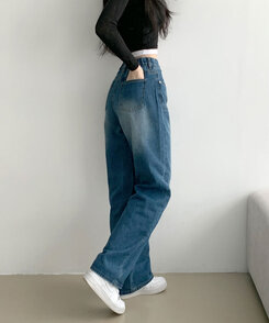 [숏.기본.롱/뒷밴딩] 캐리 워싱 y2k 와이드 색감깡패 데님팬츠(3color!) 중청