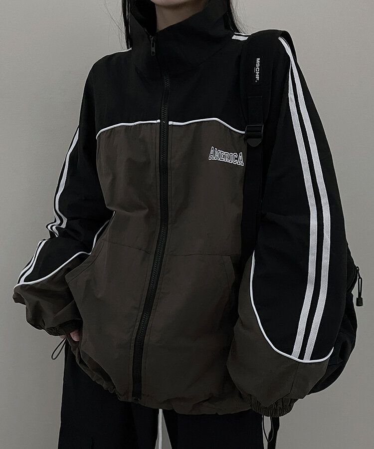 Trans Jeju by UTMB FINISHER ウィンドブレーカー S ストリートラインスリーブオーバーフィットウィンドブレーカー