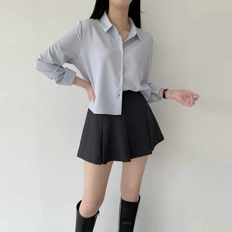 ランバン プリーツミニスカート ブラック レイヤードポケットプリーツミニスカート｜ACLENT（アクレント）