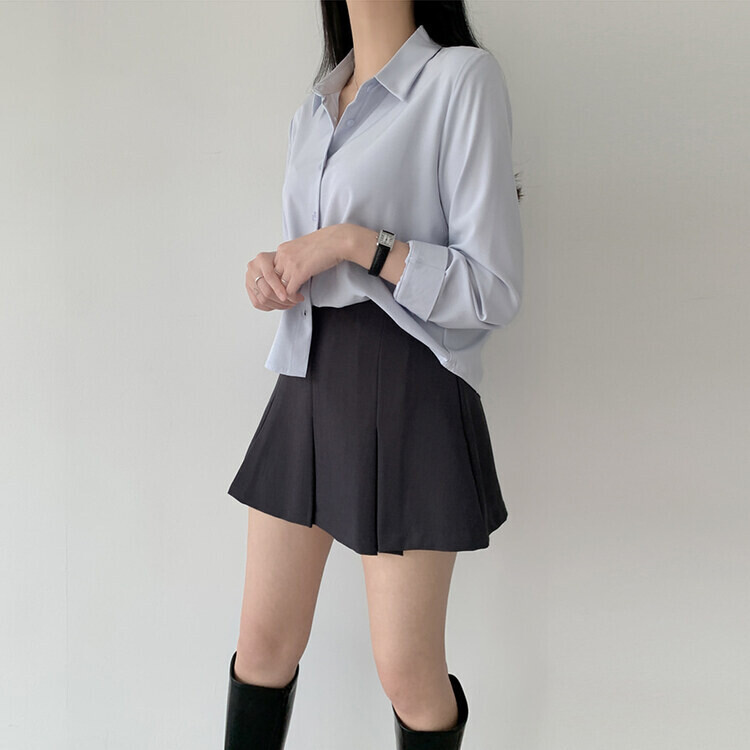 Smyeon ミディボックスプリーツスカート Smyeon スカート Midi box pleats skirt/ミディボックスプリーツ