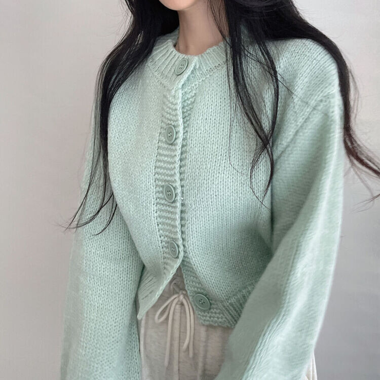 VIRINA ローラカーディガン ブラック XS/Sサイズ バルーンスリーブ VIRINA ローラカーディガン ブラック XS/Sサイズ バルーン