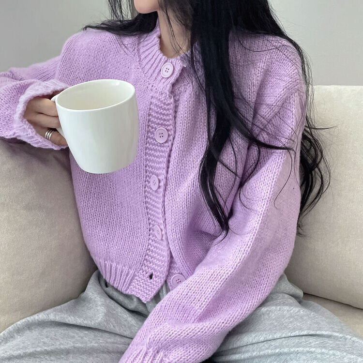 VIRINA ローラカーディガン ブラック XS/Sサイズ バルーンスリーブ 撥水機能付き“ローラカーディガン”！同素材の“ローラニット