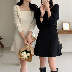 2丈タイプマーメイドワンピース｜ロングワンピース｜韓国ファッション