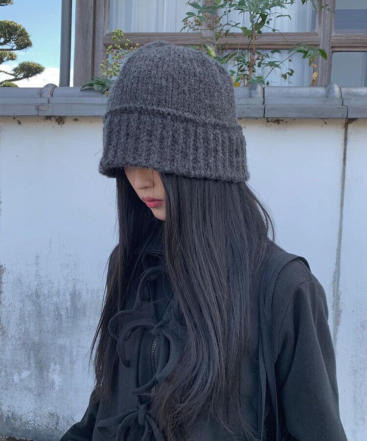 smoothmood ニットハット 帽子 モードニットバケットハット｜ファッション雑貨｜韓国ファッション通販